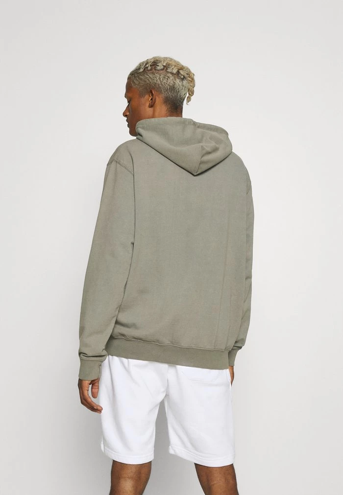 Mennace WASHED PRIMARY HOODIE - Sweatshirt - Khaki 5 Mennace WASHED PRIMARY HOODIE - Sweatshirt - Khaki - Image 3