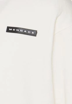 Mennace AFTERMATH BADGE HOODIE UNISEX - Sweatshirt - Off White -Mennace Shop Online 074074dc29c9418dbf94b995aa3d14a4
