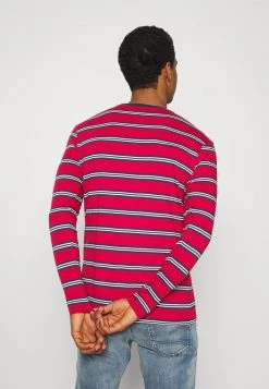 Mennace CLASSIC HORIZONTAL STRIPE UNISEX - Long Sleeved Top - Red -Mennace Shop Online 0e20bb48405945899650528b334f288c