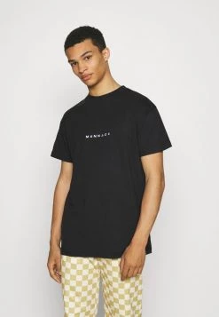 Mennace CLUB EST - Print T-shirt - Black