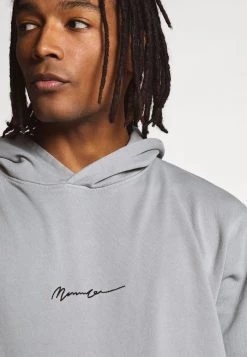 Mennace ESSENTIAL REGULAR OVERHEAD HOODY WITH SIGNATURE - Hoodie - Slate Grey -Mennace Shop Online 0f67b31a46b44362a34fb6d0f317dda4