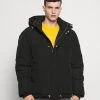 Mennace HENNESSEY OVERSIZED HOODED PUFFER JACKET - Winter Jacket - Black