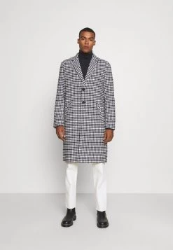 Mennace HENNESSEY HOUNDSTOOTH COAT - Classic Coat - White