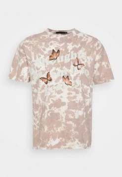 Mennace TIE DYE ROSEBOWL REALITY REGULAR - Print T-shirt - Tan -Mennace Shop Online 1473719f25ed49a98404aff4b0694d6c
