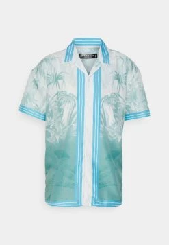 Mennace BORDER PALM REVERE - Shirt - Blue -Mennace Shop Online 1cc91eedb3b84579ac9658f52c89ad57