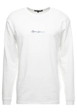 Mennace ESSENTIAL SIGNATURE TEE - Long Sleeved Top - White -Mennace Shop Online 1f5d04c465f545d38f8ba00e81305e50