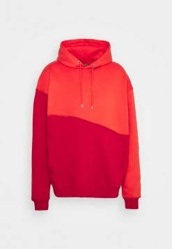 Mennace WAVY SEAM HOODIE UNISEX - Hoodie - Red