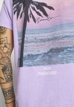 Mennace NEW PARADISE REGULAR - Print T-shirt - Purple 13 Mennace NEW PARADISE REGULAR - Print T-shirt - Purple -Mennace Shop Online 227a03114737423e9d79f7292b7eb4ae