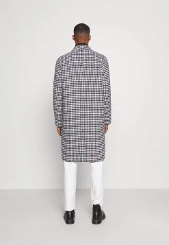 Mennace HENNESSEY HOUNDSTOOTH COAT - Classic Coat - White -Mennace Shop Online 2afb2fa2b9b0406c8681b5a39598b56e