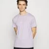 Mennace UNISEX ESSENTIAL DROP SHOULDER SS T SHIRT - Print T-shirt - Purple -Mennace Shop Online 2f91e5531ee248caa0af562a2acc43ee
