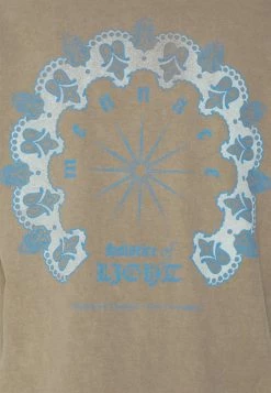 Mennace SOLSTICE OF LIGHT - Print T-shirt - Stone -Mennace Shop Online 322904fb114d4b7780020ac7e967055c