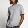 Mennace ESSENTIAL REGULAR RELAXED SIG TEE UNISEX - Basic T-shirt - Slate Grey
