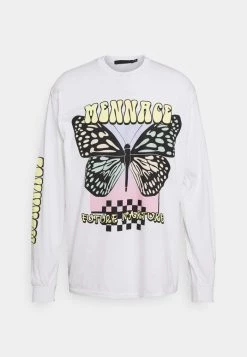 Mennace MESUNDAZE BUTTERFLY - Long Sleeved Top - White 17 Mennace MESUNDAZE BUTTERFLY - Long Sleeved Top - White -Mennace Shop Online 3b35b2e94584431f998e32b3448d5708
