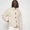 Mennace HENNESSEY BORG JACKET - Winter Jacket - Off White
