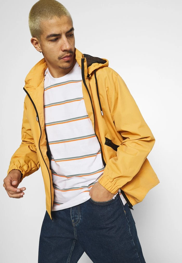 Mennace WASHED TECH JACKET - Summer Jacket - Orange 7 Mennace WASHED TECH JACKET - Summer Jacket - Orange - Image 5