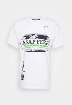 Mennace A$AP FERG WORLDWIDE - Print T-shirt - White -Mennace Shop Online 43b21ec9e49f41f2bb1ff991c5bfbac3