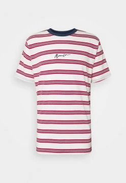 Mennace CLASSIC HORIZONTAL STRIPE UNISEX - Print T-shirt - White/red -Mennace Shop Online 48e59ba663554c75930b7c29d2c6429e