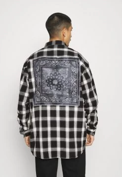 Mennace ROSEBOWL BANDANA AND CHECK SHIRT - Shirt - Black -Mennace Shop Online 4ec0f9ac24234ea2a17897942f7e0e24