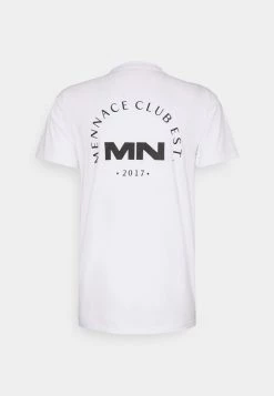 Mennace CLUB UNISEX - Print T-shirt - White