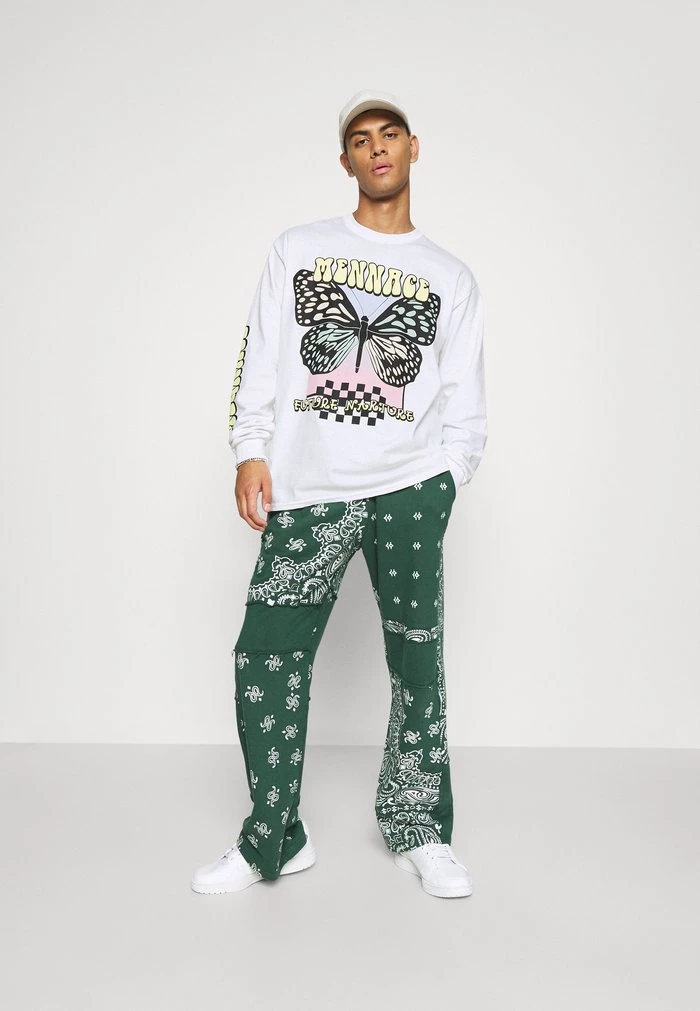 Mennace MESUNDAZE BUTTERFLY - Long Sleeved Top - White 4 Mennace MESUNDAZE BUTTERFLY - Long Sleeved Top - White - Image 2