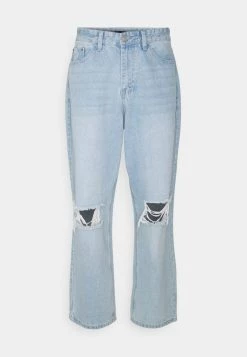 Mennace MIRROR WASHED RIPPED - Relaxed Fit Jeans - Mid Blue Wash 10 Mennace MIRROR WASHED RIPPED - Relaxed Fit Jeans - Mid Blue Wash -Mennace Shop Online 61223c4b016b470c8836b907c82bdf83