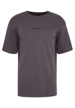 Mennace ESSENTIAL REGULAR RELAXED SIG TEE UNISEX - Basic T-shirt - Charcoal 10 Mennace ESSENTIAL REGULAR RELAXED SIG TEE UNISEX - Basic T-shirt - Charcoal -Mennace Shop Online 6b6ca9612d34452089186e6dca83eae4