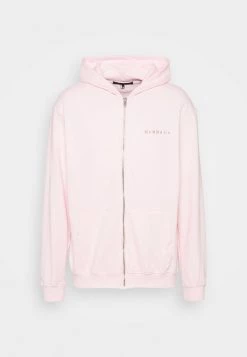Mennace UNISEX ESSENTIAL REGULAR ZIP UP HOODIE - Zip-up Sweatshirt - Rose