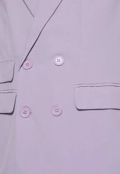 Mennace SUNDAZE DOUBLE BREASTED SUIT JACKET - Blazer Jacket - Lilac -Mennace Shop Online 706a55a385e54becbf25c3aa701f9e38