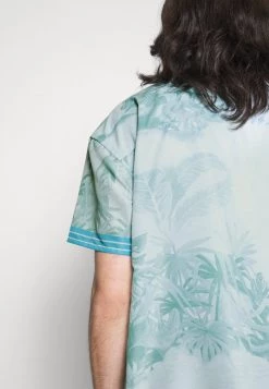 Mennace BORDER PALM REVERE - Shirt - Blue -Mennace Shop Online 77e790336a5c4c66a39c79b56d545021