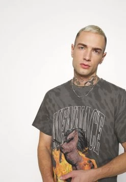 Mennace FLAMING STEED TIE DYE - Print T-shirt - Grey -Mennace Shop Online 7b5e2bb2934b4f0db3fc971b28cb865e