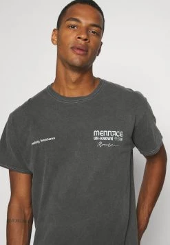 Mennace UNKNOWN PLANETS SHIRT - Print T-shirt - Washed Black -Mennace Shop Online 7e12965897a94fc091ec9cd04571a9cf