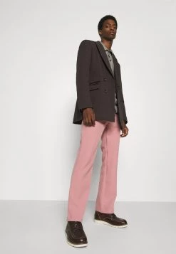 Mennace HENNESSEY RELAXED DOUBLE BREASTED SUIT JACKET - Blazer Jacket - Dark Brown -Mennace Shop Online 84fa3dfcad9a4648ac05a4e43ac11ee3