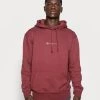 Mennace ESSENTIAL SIG HOODIE UNISEX - Hoodie - Burgundy
