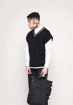 Mennace CUFFED TROUSER - Trousers - Black -Mennace Shop Online 89a696e20dbd4783bf6d81fdba72ca57