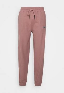 Mennace WAFFLE TEXTURE JOGGER UNISEX - Tracksuit Bottoms - Dusty Pink