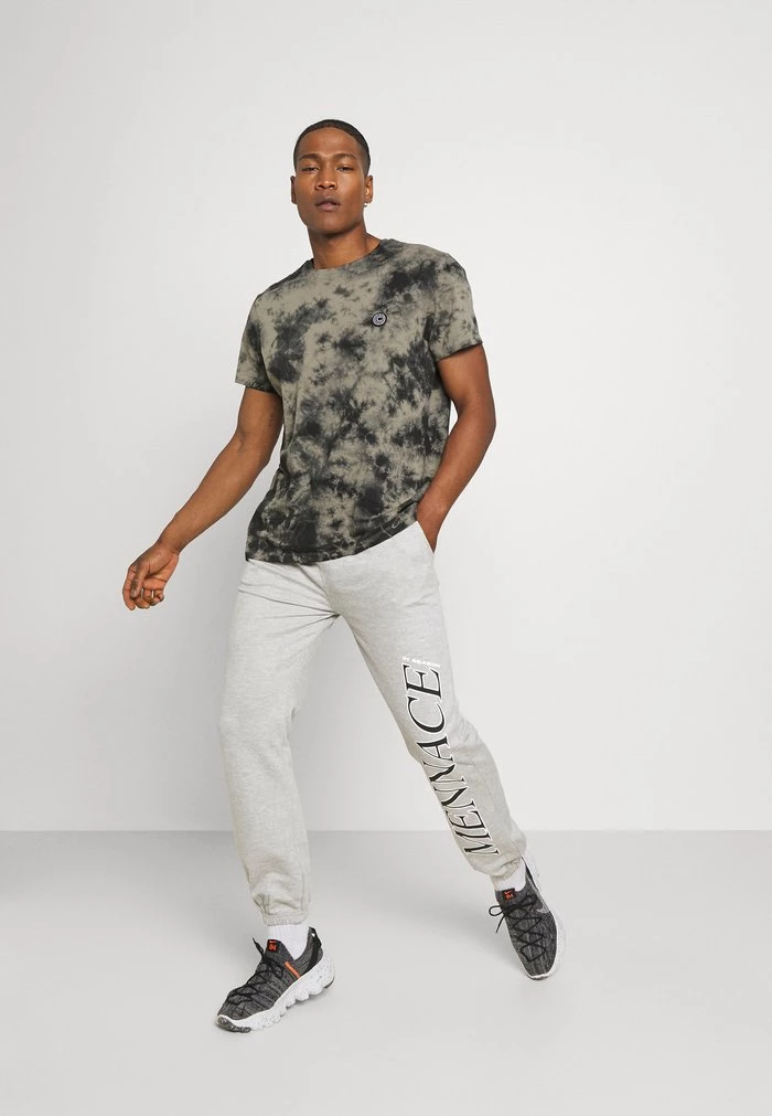 Mennace COURTSIDE - Tracksuit Bottoms - Light Grey 4 Mennace COURTSIDE - Tracksuit Bottoms - Light Grey - Image 2