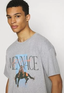 Mennace ROSEBOWL RODEO REGULAR - Print T-shirt - Grey -Mennace Shop Online 94b4eb95b3e540aabc97823f7ae25dc1