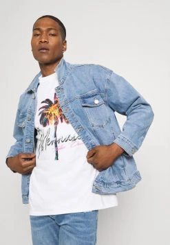 Mennace BURNING PALM REGULAR - Print T-shirt - White -Mennace Shop Online 96a43d4f303d43c5a0cfe4bd54d7d009