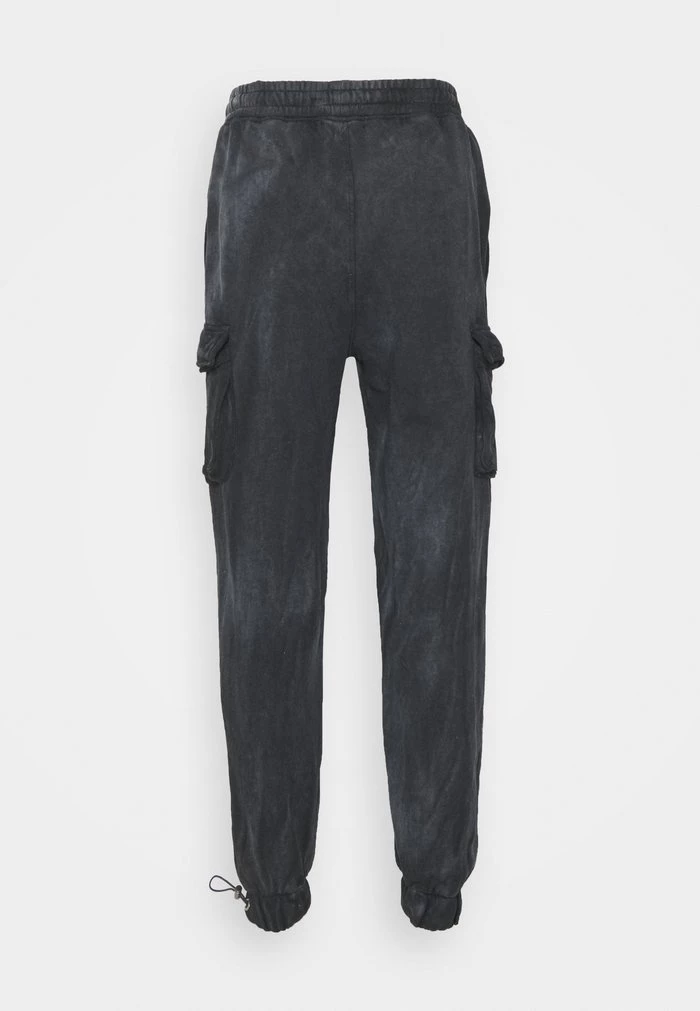 Mennace WASHED JOGGER - Cargo Trousers - Black 4 Mennace WASHED JOGGER - Cargo Trousers - Black - Image 2