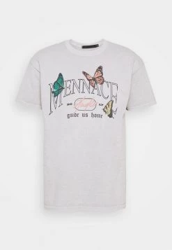 MENNACE TRACK BUTTERFLY REGULAR - Print T-shirt - Grey -Mennace Shop Online a0d52da93df948dc9bb358fe8e87a56f