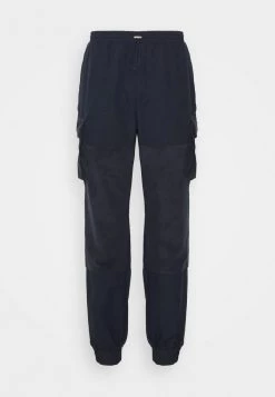 Mennace CONTRAST TROUSER - Cargo Trousers - Navy
