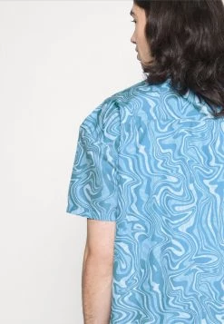 Mennace SWIRL REVERE SHIRT - Shirt - Blue -Mennace Shop Online a5e1f8186f2f470ea072bf2e3964983b