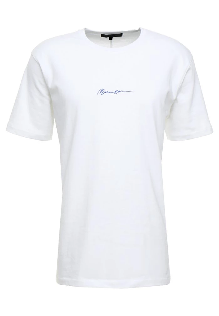 Mennace ESSENTIAL REGULAR RELAXED SIG TEE UNISEX - Basic T-shirt - White 6 Mennace ESSENTIAL REGULAR RELAXED SIG TEE UNISEX - Basic T-shirt - White - Image 4