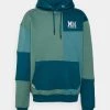 MENNACE CUT SEW PATCHWORK HOODIE - Sweatshirt - Green -Mennace Shop Online aa9ce4d385774c9591bd2b86ffadd034