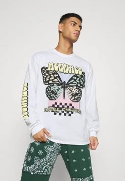 Mennace MESUNDAZE BUTTERFLY - Long Sleeved Top - White