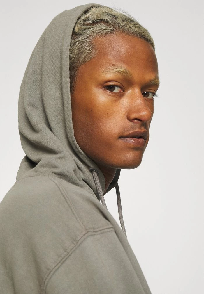 Mennace WASHED PRIMARY HOODIE - Sweatshirt - Khaki 6 Mennace WASHED PRIMARY HOODIE - Sweatshirt - Khaki - Image 4