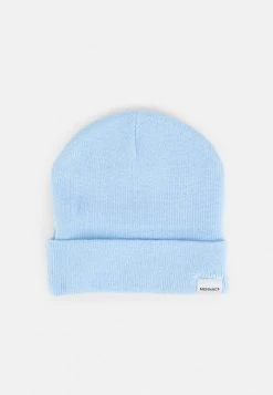 Mennace MINI ROLL BEANIE WITH TAB UNISEX - Beanie - Light Blue -Mennace Shop Online b395924f508e4e89839f533ad06d4463