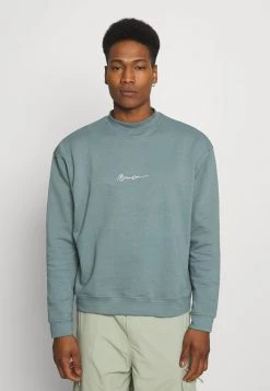 Mennace ESSENTIAL SIGNATURE HIGH NECK UNISEX - Sweatshirt - Petrol