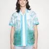 Mennace BORDER PALM REVERE - Shirt - Blue -Mennace Shop Online b5475b020d5c47ae9cdf2f95eda426ec