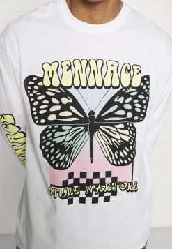 Mennace MESUNDAZE BUTTERFLY - Long Sleeved Top - White 16 Mennace MESUNDAZE BUTTERFLY - Long Sleeved Top - White -Mennace Shop Online be23ce8aeb1a41efafaec1e46a6cfd4c